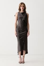 Victoria Beckham ruha acetáttal - barna 36