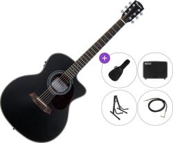Pasadena PGC-200E Premium SET Black Chitară electro-acustică Jumbo