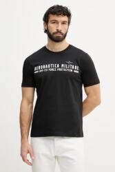 Aeronautica Militare basic férfi pamut - fekete M