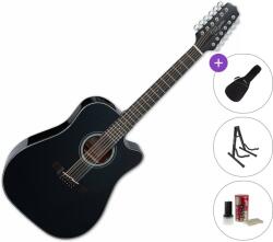 Takamine GD30CE-12 Standard SET Black Chitară electro-acustică cu 12 corzi