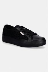 Calvin Klein VULC FLATF LACE UP LIN MESH női sportcipő - fekete Női 37