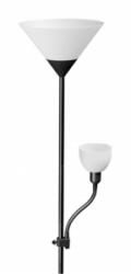 GTV Lampadar - Lampa podea BENFICA 2, max 60W-E27, max 40W-E14, AC220-240V, 50/60Hz, black (LP-BENFICA2-10)