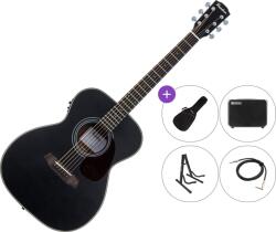 Pasadena PG-200E Premium SET Black Chitară electro-acustică Jumbo