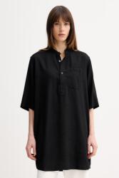 G-Star RAW ruha viszkóz Shirt dress - fekete XS