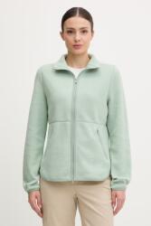 Jack Wolfskin cipzáras melegítőfelső női polár Lite Curl - zöld S - answear - 27 990 Ft