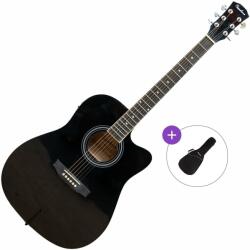 Pasadena SG028CE Basic SET Black Chitară electro-acustică Dreadnought