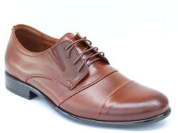 Lavaggio elegáns barna férfi félcipő 2520-B3-GUMA 07849