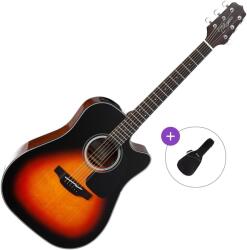 Takamine GD30CE Basic SET Brown Sunburst Chitară electro-acustică Dreadnought