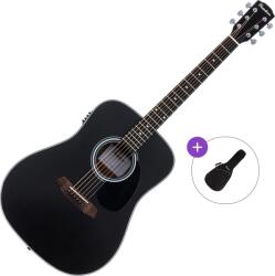 Pasadena PD-100E Basic SET Black Chitară electro-acustică Dreadnought