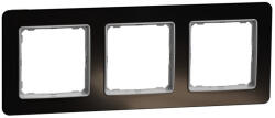 Schneider Electric SEDNA ELEMENTS Hármas keret, univerzális, kristályfekete (SDD361803) (SDD361803)