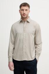 Sisley férfi pamut ing - bézs M - answear - 32 990 Ft