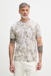 Giorgio Armani t-shirt férfi pamut - bézs M - answear - 20 990 Ft