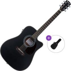 Pasadena PDC-200E Basic SET Black Chitară electro-acustică Dreadnought