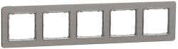Schneider Electric SEDNA ELEMENTS Ötös keret, univerzális, szálcsiszolt alumínium (SDD370805U) (SDD370805U)