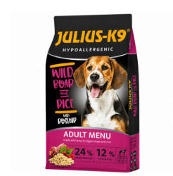 Julius-K9 HighPremium 12kg ADULT Hypoallergenic Vaddisznó és Rizs - krizsopet