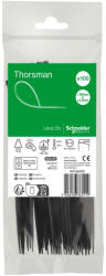Schneider Electric THORSMAN Kábelkötegelő, 160x2.5mm, fekete (100 db) (IMT46408) (IMT46408)