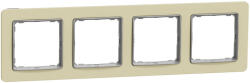 Schneider Electric SEDNA ELEMENTS Négyes keret, univerzális, homokkő (SDD392804) (SDD392804)