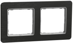 Schneider Electric SEDNA ELEMENTS Kettes keret, univerzális, szálcsiszolt titánium (SDD372802U) (SDD372802U)