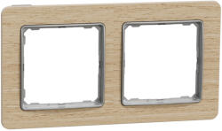 Schneider Electric SEDNA ELEMENTS Kettes keret, univerzális, nyír (SDD380802U) (SDD380802U)