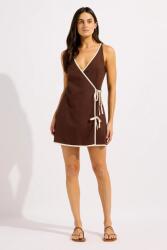 Seafolly tengerparti ruha női Bind Mini Wrap - barna L
