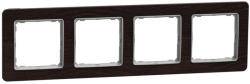 Schneider Electric SEDNA ELEMENTS Négyes keret, univerzális, wenge (SDD381804U) (SDD381804U)