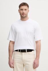 Sisley t-shirt férfi pamut - fehér L