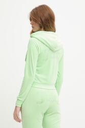 Juicy Couture kapucnis melegítőfelső női velúr MADISON COL OUT - zöld S