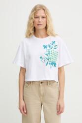 iBlues t-shirt női pamut ELODIA - fehér L - answear - 23 990 Ft