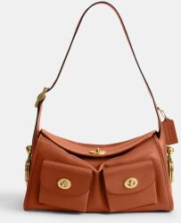 Coach női bőr hobo táska Turnlock Haversack Bag - barna Univerzális méret