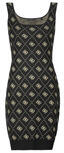 GUESS Rövid ruhák SARAH 4G SL DRESS SWTR Fekete EU L