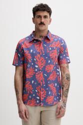 Hurley férfi ing pamuttal - sötétkék S - answear - 23 990 Ft