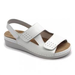 LEON 5020 LEON Comfort női bőr szandál (LEON3592-fehér37)