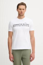 Aeronautica Militare basic férfi pamut - fehér M