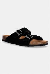 Skechers papucs férfi velúr AIDAN - fekete Férfi 42