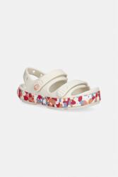 Crocs gyerek szandál CROCBAND CRUISER GLOW CONFETTI BAND SANDAL T - bézs 19/20
