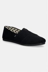 Toms espadrilles férfi ALPARGATA CLASSIC - fekete Férfi 44.5