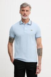 Lacoste póló férfi pamut - kék M - answear - 45 990 Ft