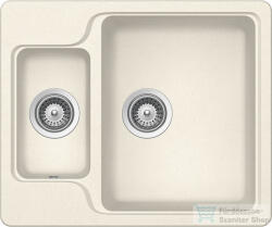 SCHOCK Manhattan N-150 konyhai mosogatótálca CRISTALITE® Vanilla 610 x 510 mm, gránit kompozit, világos bézs MANN150VANI (MANN150VANI)