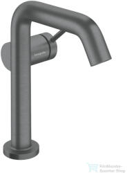 Hansgrohe Tecturis S 150 Coolstart Ecosmart+ mosdó csaptelep click-clack leeresztővel, szálcsiszolt fekete króm 73340340 (73340340)