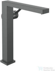 Hansgrohe Tecturis E 240 Coolstart Ecosmart+ magasított mosdó csaptelep click-clack leeresztővel, szálcsiszolt fekete króm 73070340 (73070340)
