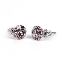 Art Crystella Fülbevaló, antikolt arany SWAROVSKI® kristállyal, 8mm, ART CRYSTELLA® (RSWF043) - iroda24