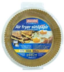 Mazzini Sütőpapír, szilikonos, Air Fryer készülékhez, kerek, 20 cm, 50 db, MAZZINI "Premium (KHK1005) - iroda24
