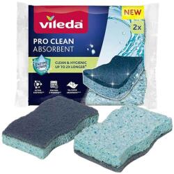 Vileda Viszkóz szivacs, 2 db, VILEDA "Pro Clean", kék (KHTV80)