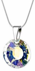Art Crystella Nyaklánc, Nap formájú, fehér színjátszós SWAROVSKI® kristállyal, 19mm, ART CRYSTELLA® (RSWL033) - iroda24