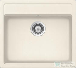 SCHOCK Nemo N-100 konyhai mosogatótálca CRISTALITE® Vanilla 570 x 510 mm, gránit kompozit, világos bézs NEMN100VANI (NEMN100VANI)