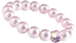 Art Crystella Karkötő, rózsaszín SWAROVSKI® gyöngyből, színjátszós fehér kristállyal, 10 mm, ART CRYSTELLA® M (RSWK0091) - iroda24