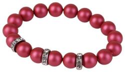 Art Crystella Karkötő, fénylő eper SWAROVSKI®gyöngyből, fehér rondella kristállyal, 10mm, ART CRYSTELLA® M (RSWK0121) - iroda24