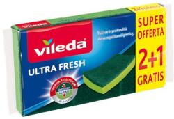 Vileda Súrolószivacs, 2+1 db, VILEDA "Ultra Fresh", zöld (KHTV79)