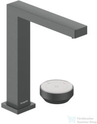 Hansgrohe Tecturis E 150 Coolstart Ecosmart+ mosdó csaptelep nem zárható leeresztővel, szálcsiszolt fekete króm 73053340 (73053340)