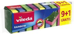 Vileda Mosogatószivacs, 9+1 db, VILEDA "Rainbow (KHTV77)